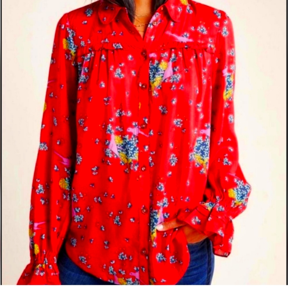 Anthroplogie Maeve Fredericka Blouse